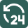 24/7 Availability Icon